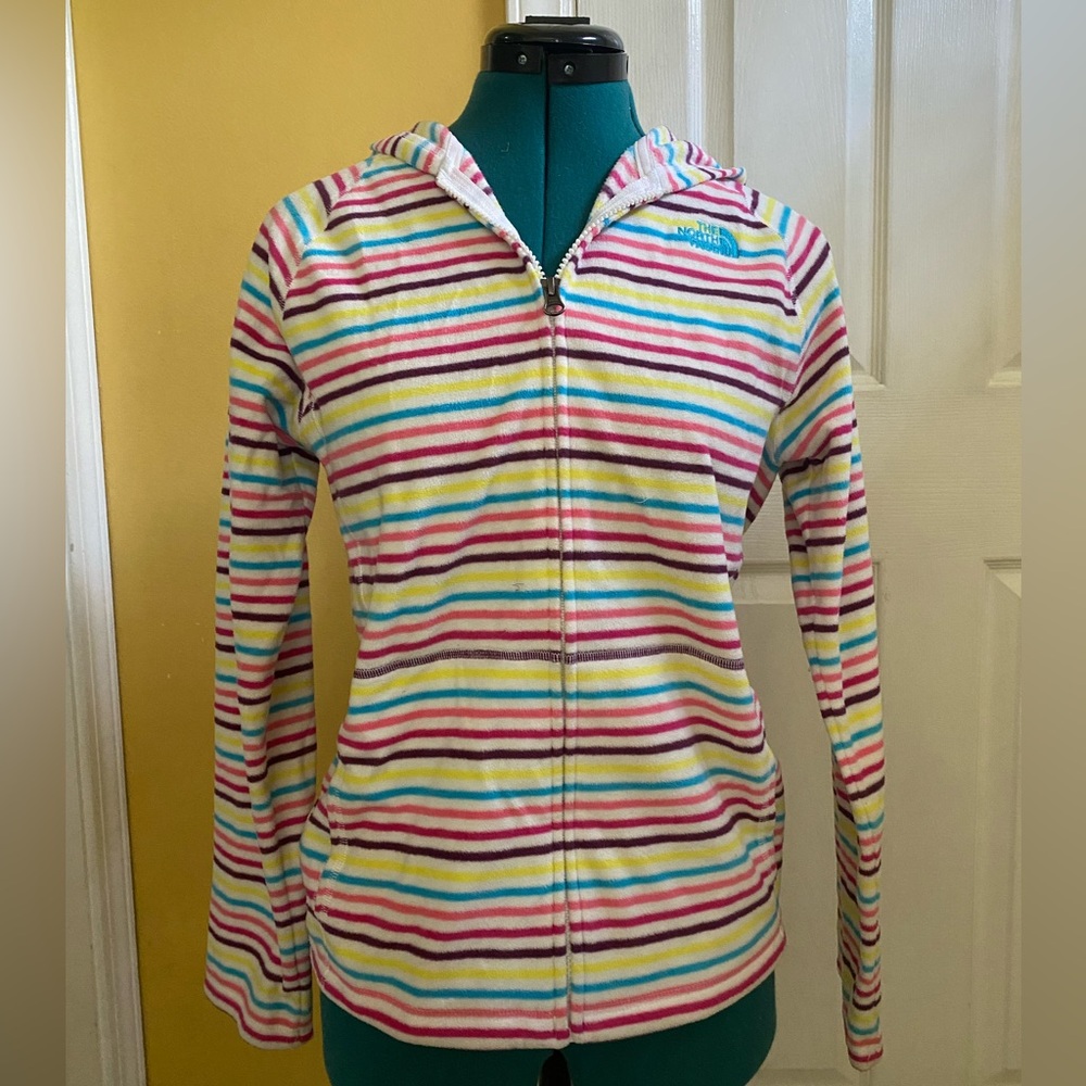 Girls North Face Fleece Zip Jacket